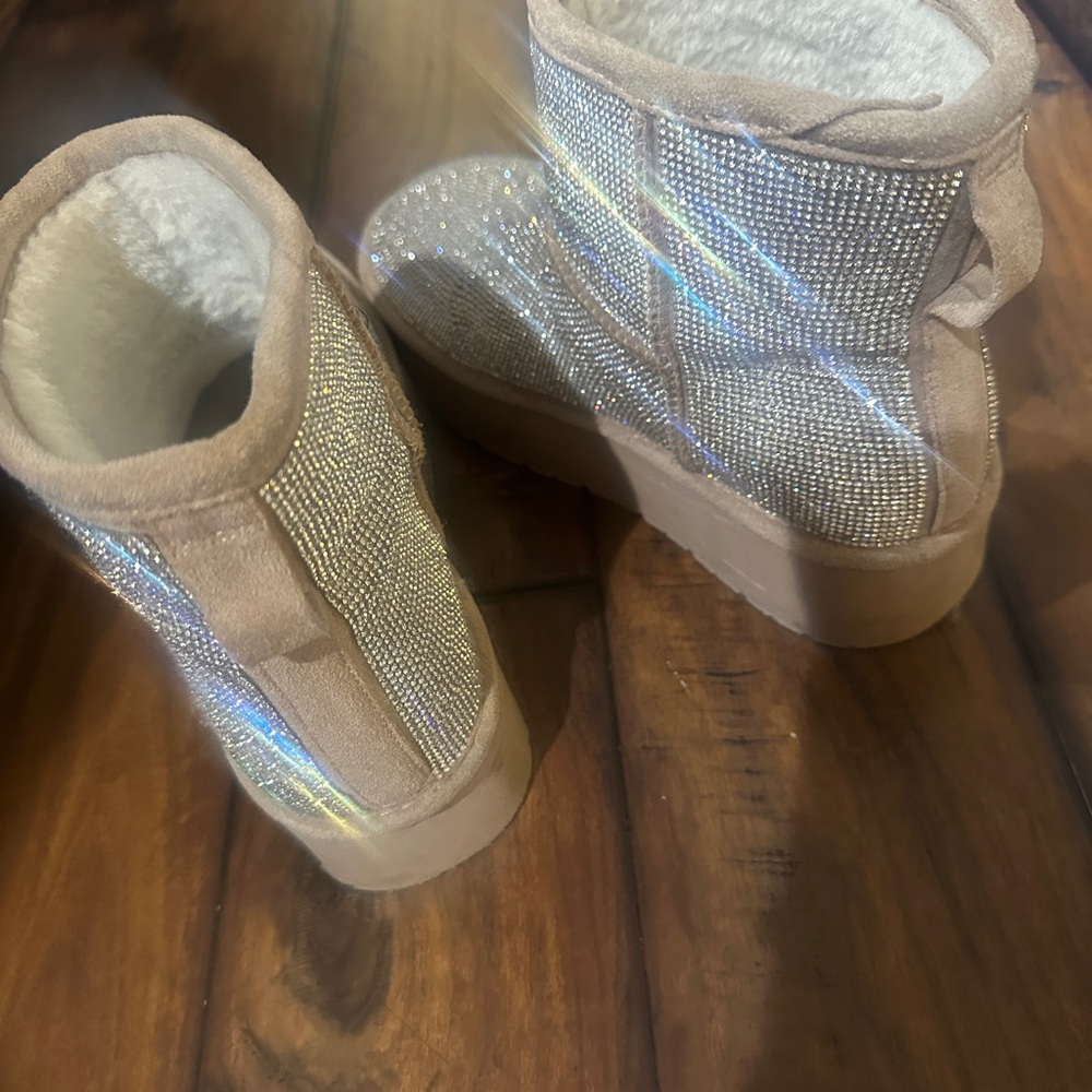 Sparkling Rhinestone Boots - Picture 2 of 5